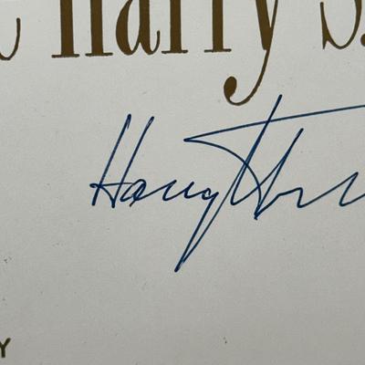 LOT 79: Harry S. Truman Collectables - Poster, Magazines, Hand Signed Document & More