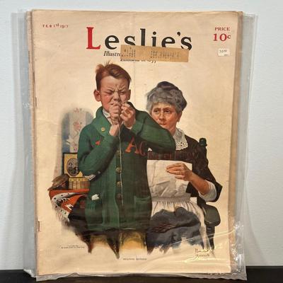 LOT 80: Antique Leslie's Illustrated Weekly Newspaper Collection