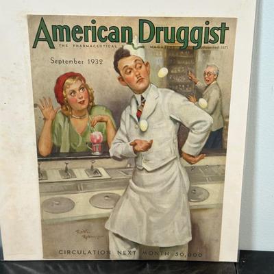 LOT 81: Antique Magazine Advertisement, Menu & More