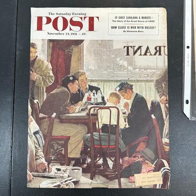 LOT 81: Antique Magazine Advertisement, Menu & More