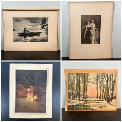 LOT 82: The Rower by Winslow Homer, A Wounded Enemy by Howard Pyle & More