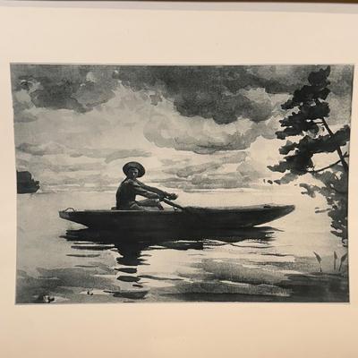 LOT 82: The Rower by Winslow Homer, A Wounded Enemy by Howard Pyle & More
