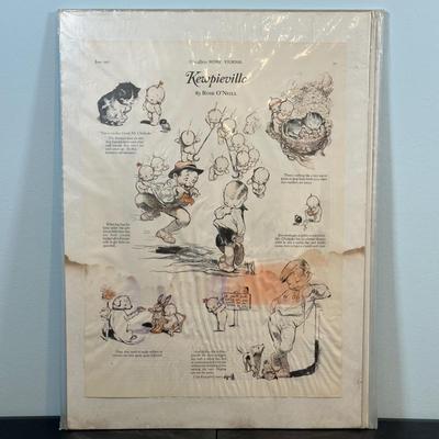 LOT 84: Kewpieville Collection! Magazine Pages, Paintings & More