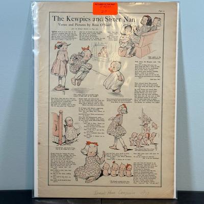 LOT 84: Kewpieville Collection! Magazine Pages, Paintings & More