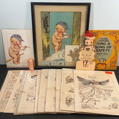 LOT 84: Kewpieville Collection! Magazine Pages, Paintings & More