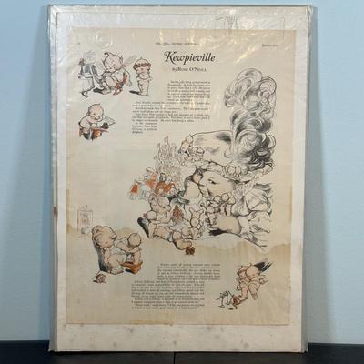 LOT 84: Kewpieville Collection! Magazine Pages, Paintings & More