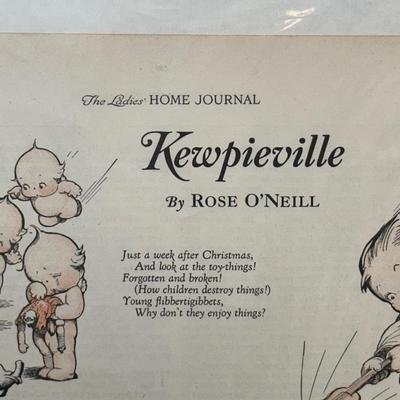 LOT 84: Kewpieville Collection! Magazine Pages, Paintings & More