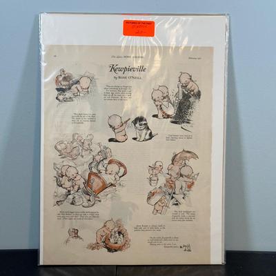 LOT 84: Kewpieville Collection! Magazine Pages, Paintings & More