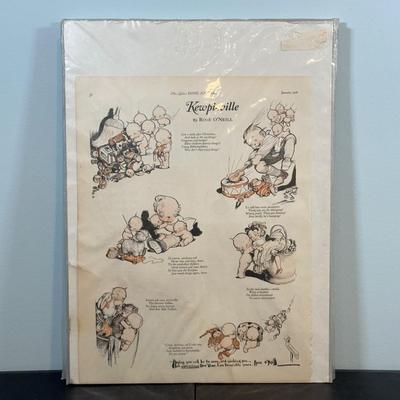 LOT 84: Kewpieville Collection! Magazine Pages, Paintings & More
