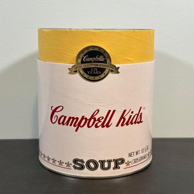 LOT 85: Vintage Campbell’s Soup Collectibles Campbell Kid Dolls NIP, Lunchbox & Thermos, Campbell's Kids Bride & Groom...