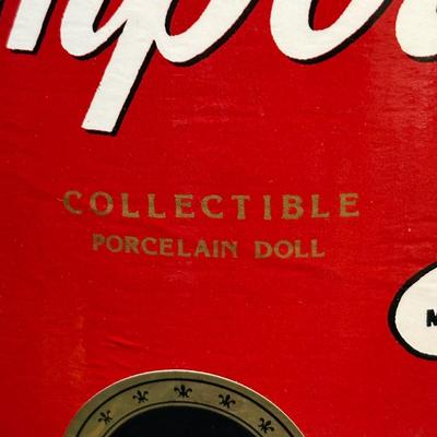 LOT 85: Vintage Campbell’s Soup Collectibles Campbell Kid Dolls NIP, Lunchbox & Thermos, Campbell's Kids Bride & Groom...