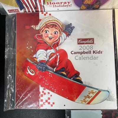 LOT 85: Vintage Campbell’s Soup Collectibles Campbell Kid Dolls NIP, Lunchbox & Thermos, Campbell's Kids Bride & Groom...