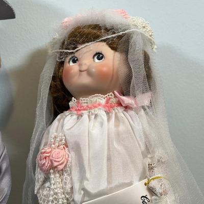 LOT 85: Vintage Campbell’s Soup Collectibles Campbell Kid Dolls NIP, Lunchbox & Thermos, Campbell's Kids Bride & Groom...