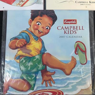 LOT 85: Vintage Campbell’s Soup Collectibles Campbell Kid Dolls NIP, Lunchbox & Thermos, Campbell's Kids Bride & Groom...