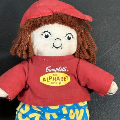 LOT 85: Vintage Campbell’s Soup Collectibles Campbell Kid Dolls NIP, Lunchbox & Thermos, Campbell's Kids Bride & Groom...