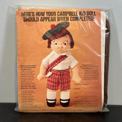 LOT 85: Vintage Campbell’s Soup Collectibles Campbell Kid Dolls NIP, Lunchbox & Thermos, Campbell's Kids Bride & Groom...
