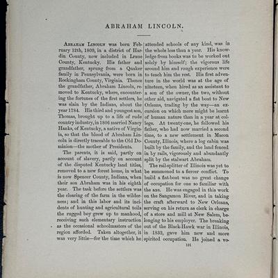 LOT 87: President Abraham Lincoln Collectibles & Memorabilia