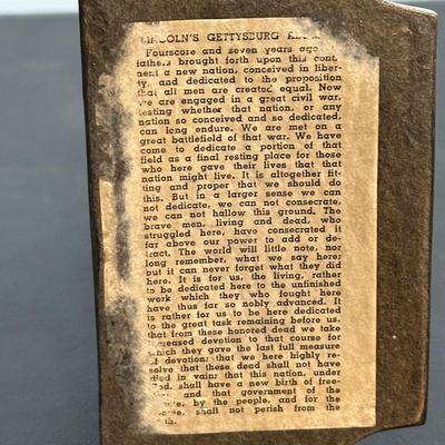 LOT 87: President Abraham Lincoln Collectibles & Memorabilia