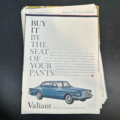 LOT 88: Collection Of Vintage Car Magazine Advertisements