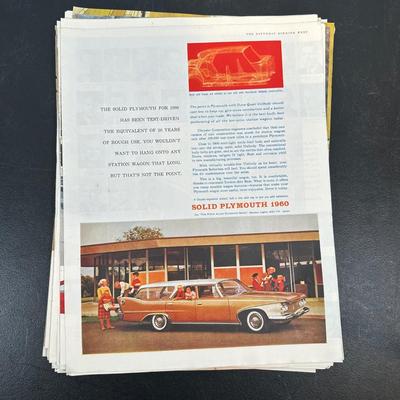 LOT 88: Collection Of Vintage Car Magazine Advertisements