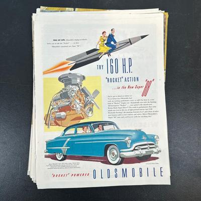 LOT 88: Collection Of Vintage Car Magazine Advertisements