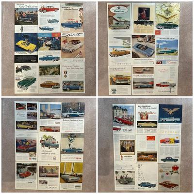 LOT 88: Collection Of Vintage Car Magazine Advertisements