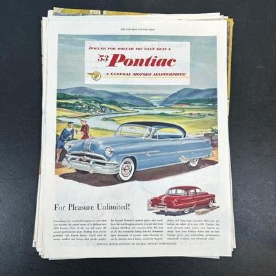 LOT 88: Collection Of Vintage Car Magazine Advertisements