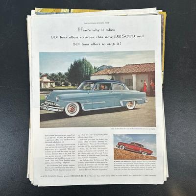 LOT 88: Collection Of Vintage Car Magazine Advertisements