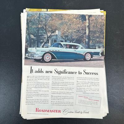 LOT 88: Collection Of Vintage Car Magazine Advertisements