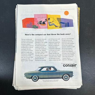 LOT 88: Collection Of Vintage Car Magazine Advertisements