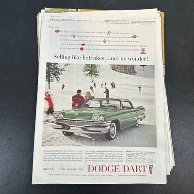 LOT 88: Collection Of Vintage Car Magazine Advertisements