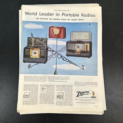 LOT 89: Vintage Magazine Advertisements- Sunbeam, 7Up & More