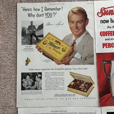LOT 89: Vintage Magazine Advertisements- Sunbeam, 7Up & More