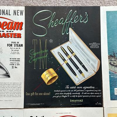 LOT 89: Vintage Magazine Advertisements- Sunbeam, 7Up & More