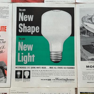 LOT 89: Vintage Magazine Advertisements- Sunbeam, 7Up & More