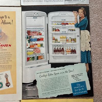 LOT 89: Vintage Magazine Advertisements- Sunbeam, 7Up & More