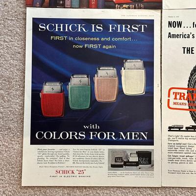 LOT 89: Vintage Magazine Advertisements- Sunbeam, 7Up & More
