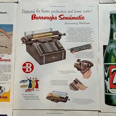 LOT 89: Vintage Magazine Advertisements- Sunbeam, 7Up & More