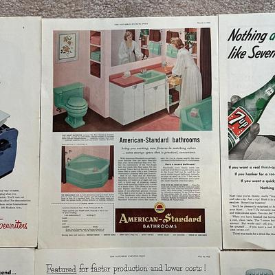 LOT 89: Vintage Magazine Advertisements- Sunbeam, 7Up & More