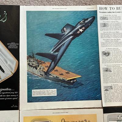 LOT 89: Vintage Magazine Advertisements- Sunbeam, 7Up & More