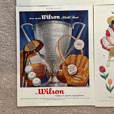 LOT 89: Vintage Magazine Advertisements- Sunbeam, 7Up & More
