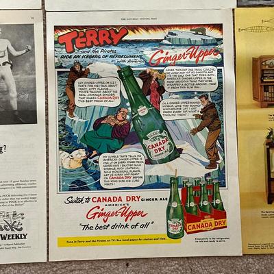 LOT 89: Vintage Magazine Advertisements- Sunbeam, 7Up & More