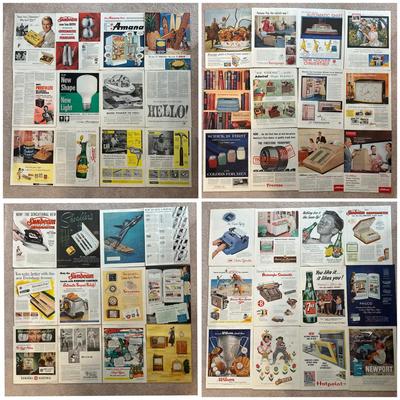 LOT 89: Vintage Magazine Advertisements- Sunbeam, 7Up & More
