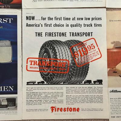 LOT 89: Vintage Magazine Advertisements- Sunbeam, 7Up & More