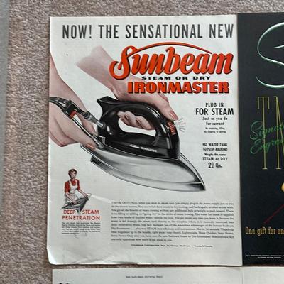 LOT 89: Vintage Magazine Advertisements- Sunbeam, 7Up & More