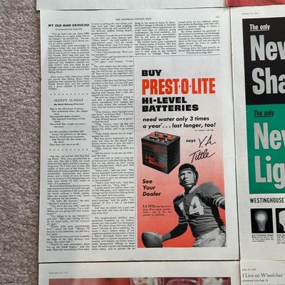 LOT 89: Vintage Magazine Advertisements- Sunbeam, 7Up & More