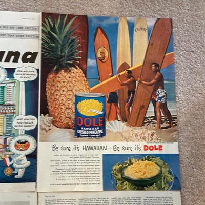 LOT 89: Vintage Magazine Advertisements- Sunbeam, 7Up & More