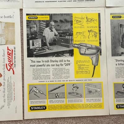 LOT 89: Vintage Magazine Advertisements- Sunbeam, 7Up & More