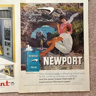 LOT 89: Vintage Magazine Advertisements- Sunbeam, 7Up & More