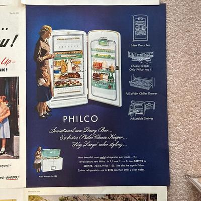 LOT 89: Vintage Magazine Advertisements- Sunbeam, 7Up & More